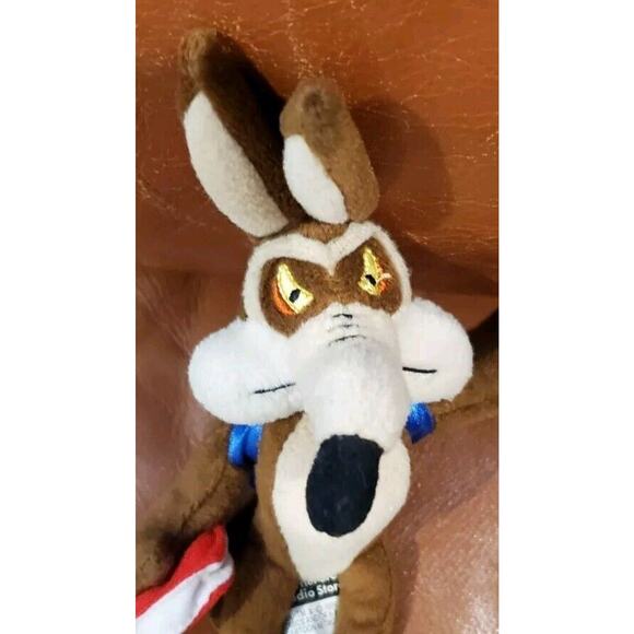 1999 Warner Brothers WB Wiley Wile E Coyote Stuffed Animal Plush Toy Replacement - Picture 1 of 6